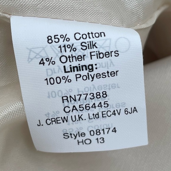 J. CREW Women’s Metallic Gold & Black Stripe Mini Skirt Size 4 - Picture 10 of 11